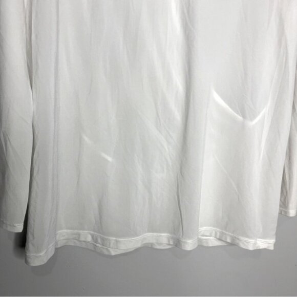Lululemon If You're Lucky Long Sleeve Tee II - White, size 10 - Picture 8 of 15